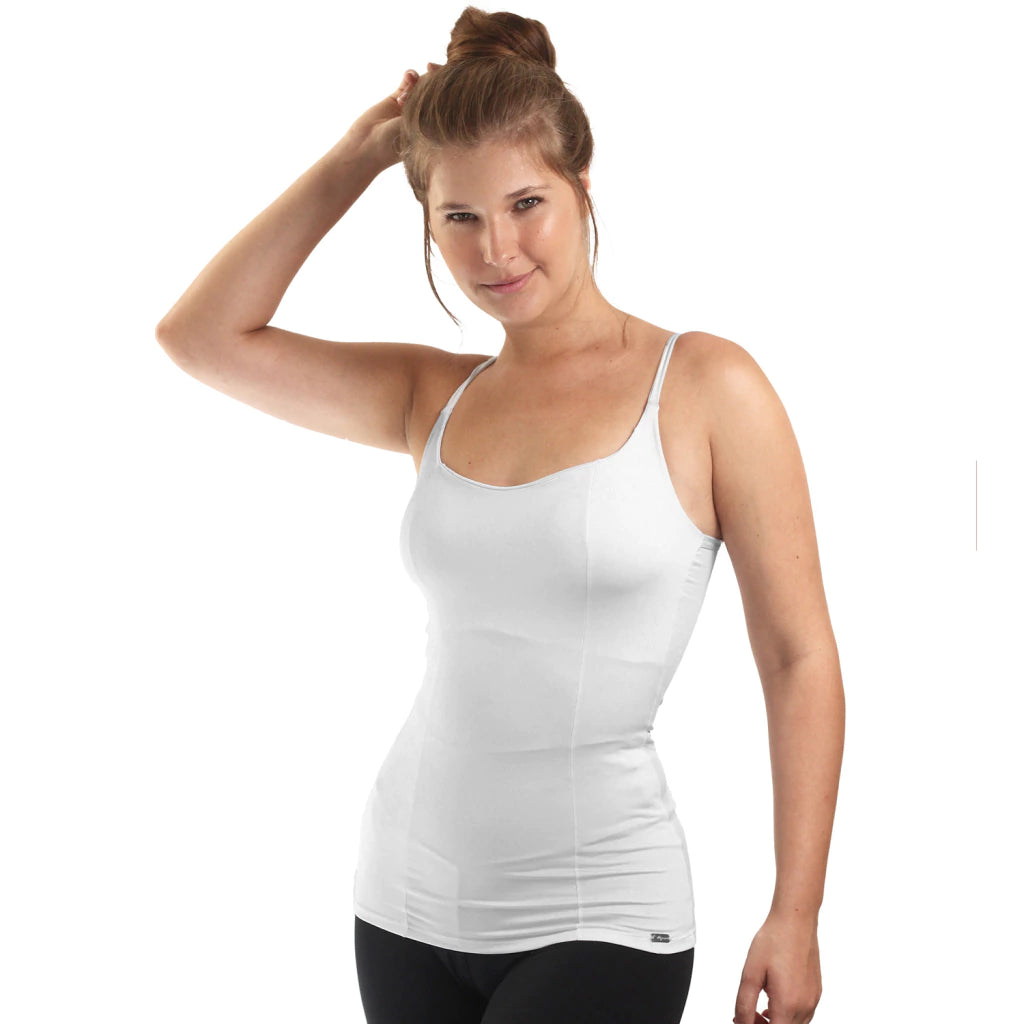 Blusa Regata Básica Com Bojo Clássica